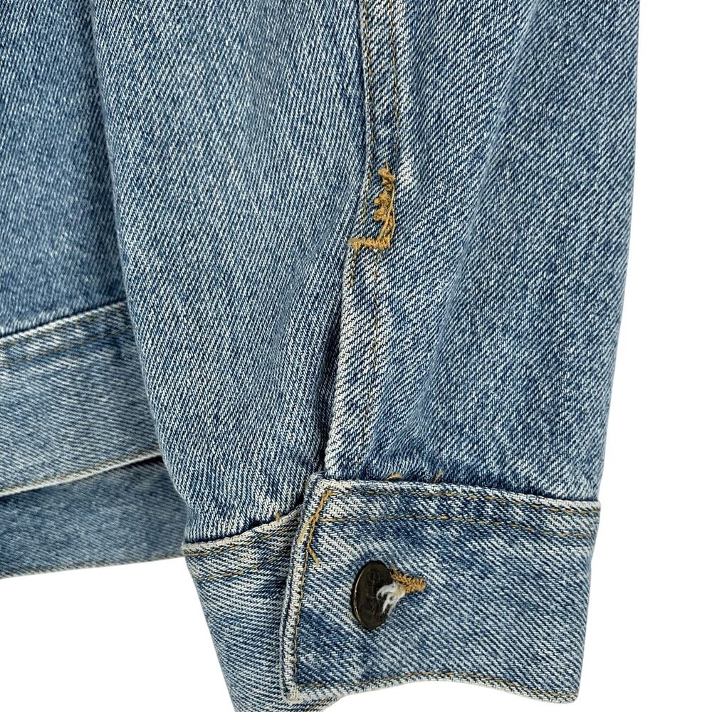 Return to Lonesome Dove Lee Jean‎ Jacket Men's Large Blue Denim TV VTG 90's - Picture 12 of 14